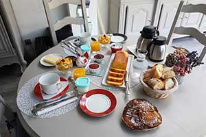 Table du petit déjeuner